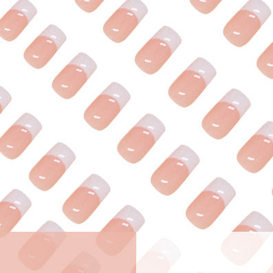 Elegant French Tip Press-On Nail Enhancements Kalsten