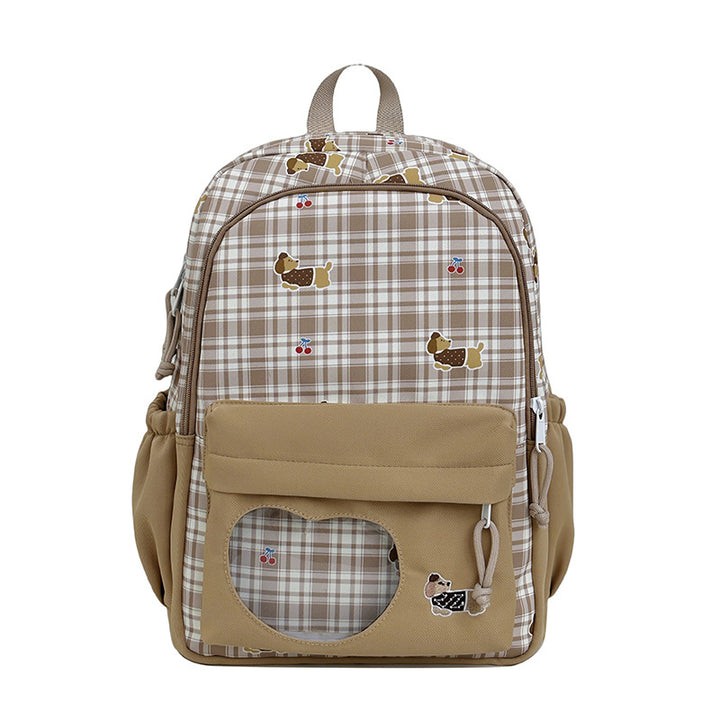 Backpack with Creative Music and Animal Motif Kalsten