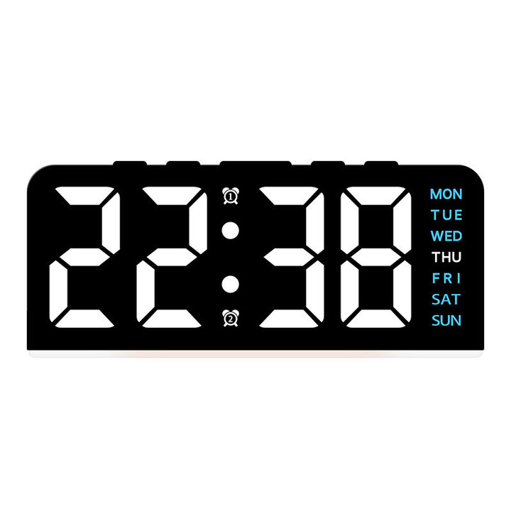 Digital alarm clock with large LED display and multifunctional display Kalsten