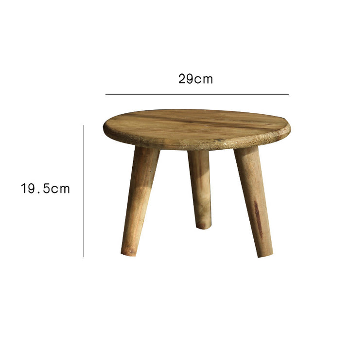 Stylish side table made of natural wood Kalsten