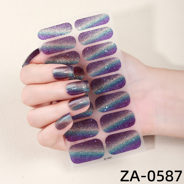 Glitter Gradient Nail Wraps