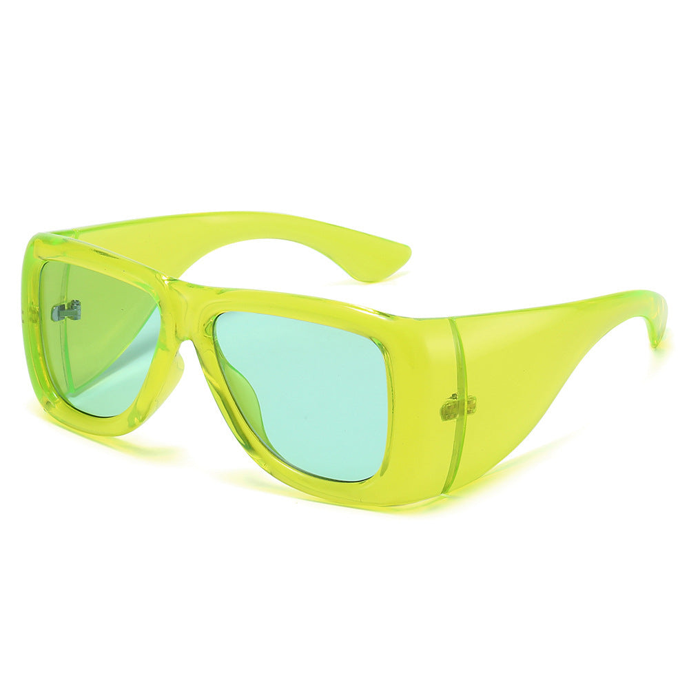 Oversized Fashion-Driven Shield Sunglasses Kalsten