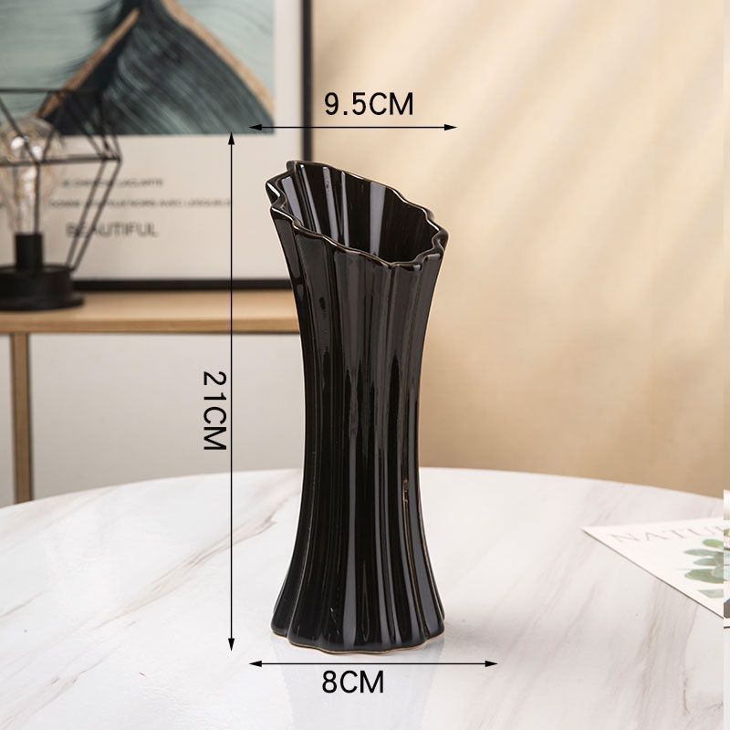 Modern Tall Ceramic Flower Vase