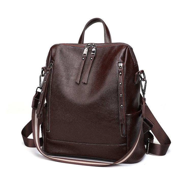 Stylish Leather Backpack