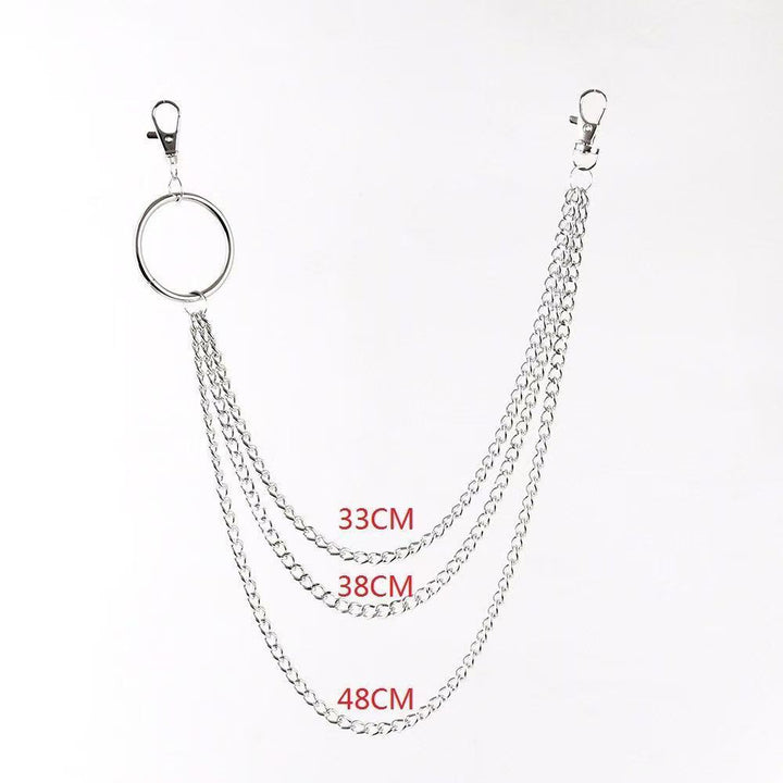 Unique Double Layer Chain Wallet Keychain Kalsten