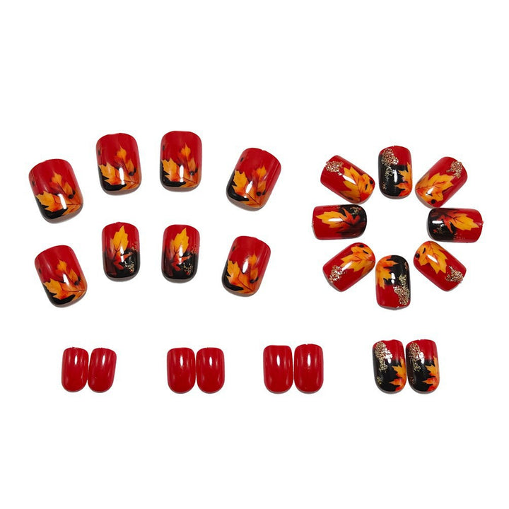 Artificial nails in elegant French tip design Kalsten