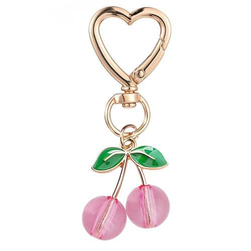 Decorative Cherry Charm Keychain Kalsten
