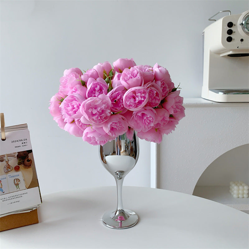 Realistic Silk Tulip Bouquet