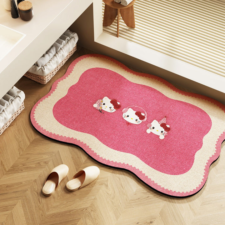 Elegant Decorative Bathroom Mat for Home
