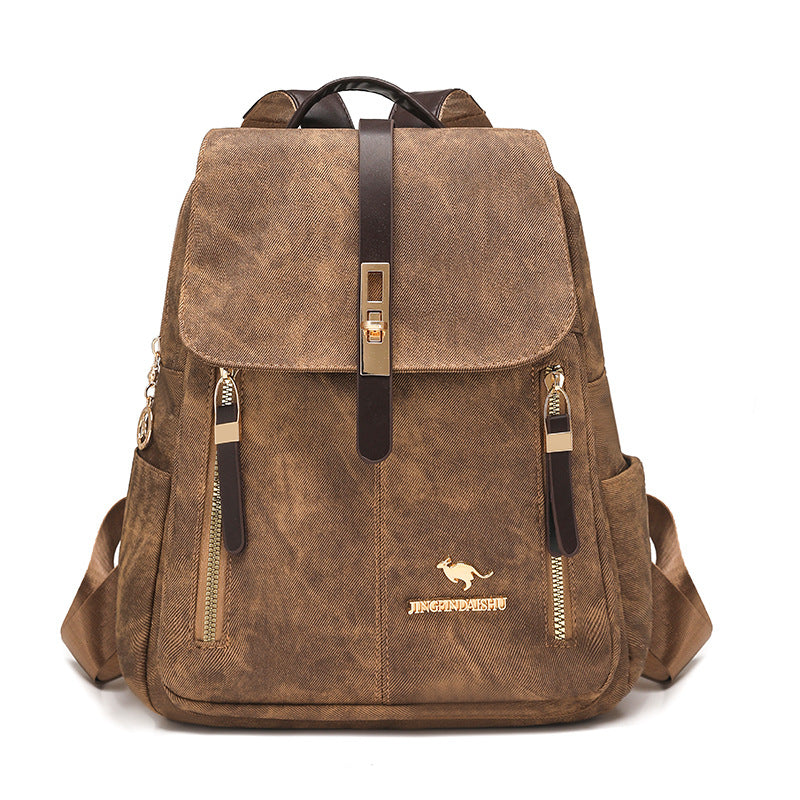 Vintage Canvas Travel Backpack Kalsten