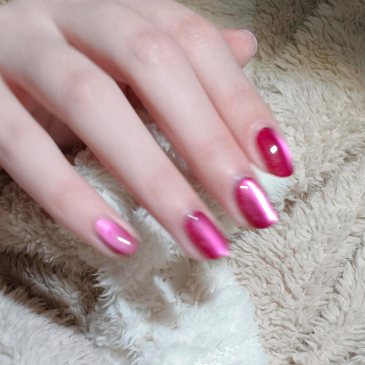 Gradient Glossy Press-On Nail Set Kalsten