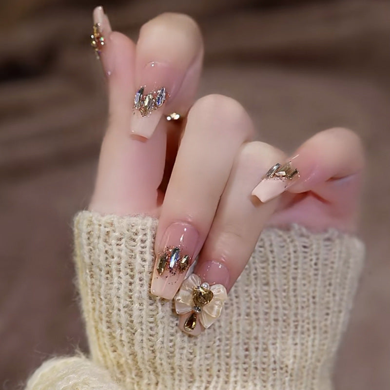 Artificial nails with heart design Kalsten