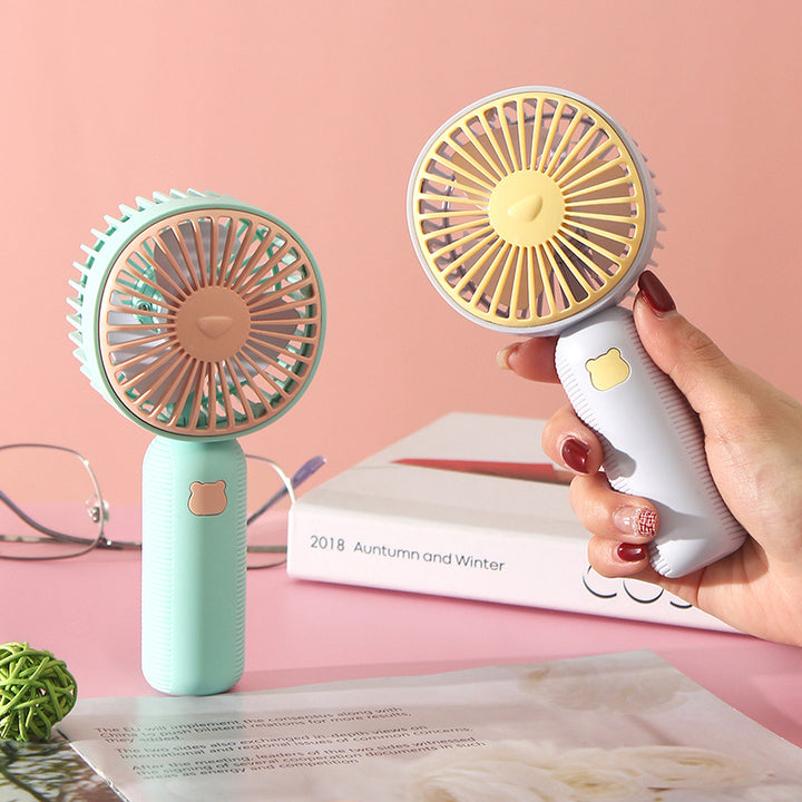 Ladies Portable Hand Fan with Ergonomic Handle and Flexible Air Circulation Kalsten