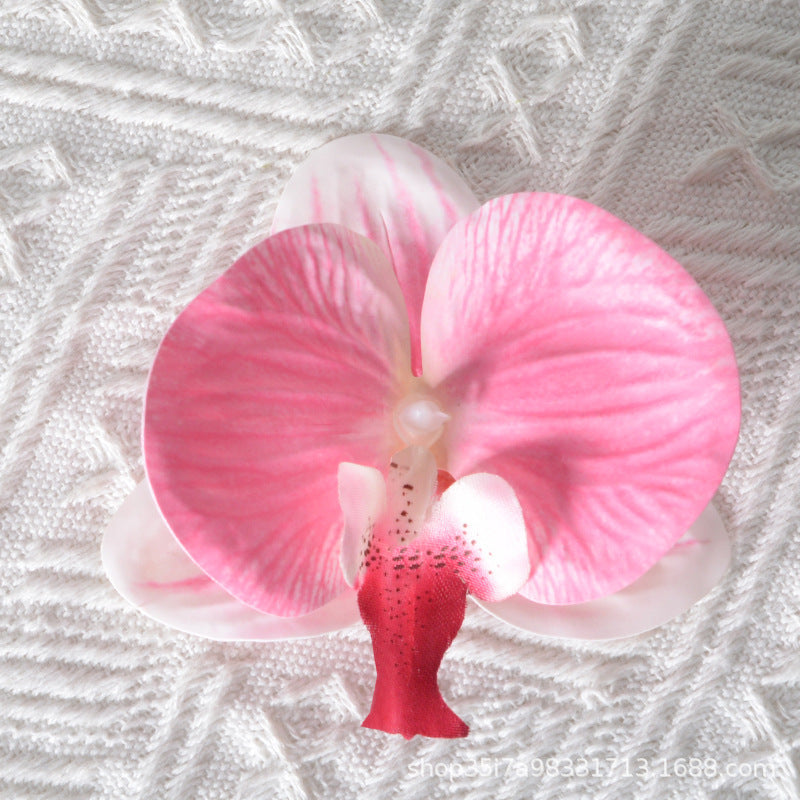 Elegant Artificial Orchid Hair Clip