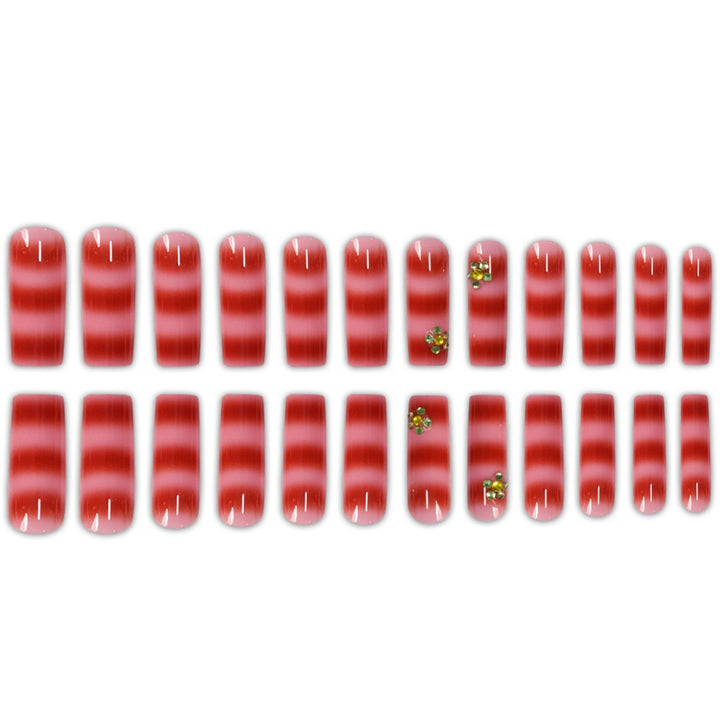 Fancy Decorative Press-On Nail Set Kalsten