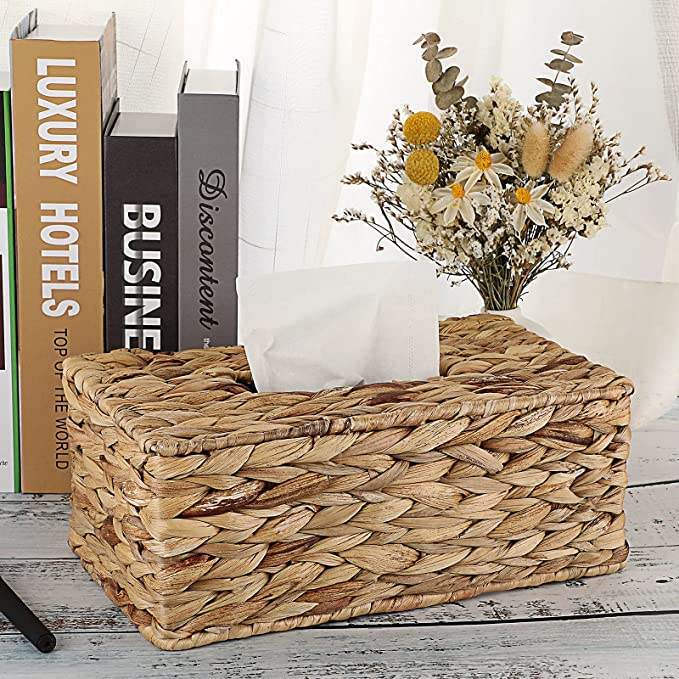 Natural Fiber Tissue Box Holder Kalsten