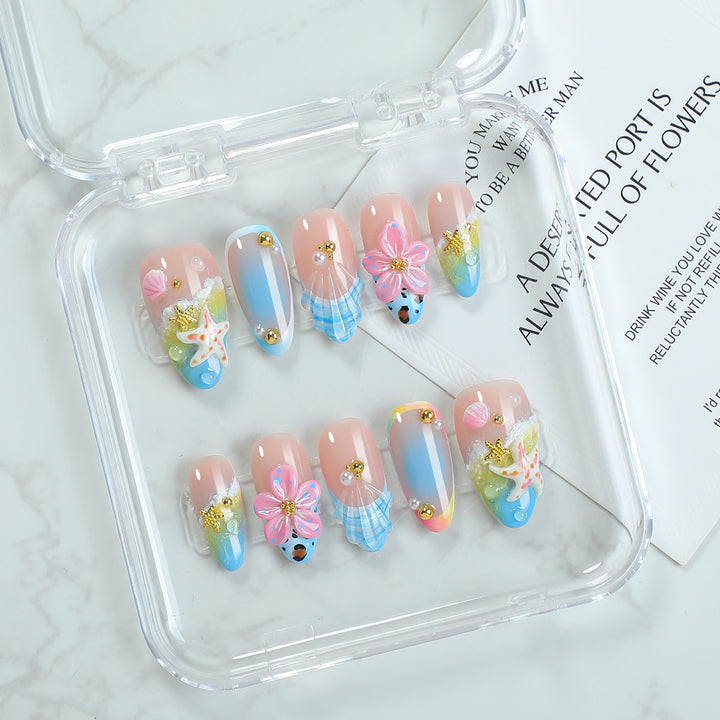 Creative Nail Art Set with Maritime Design Kalsten