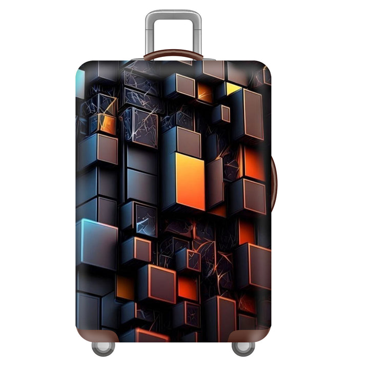 Men's hard-shell suitcase with unique skull design Kalsten