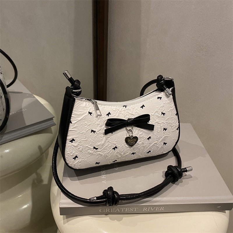 Charming Bow Detail Quilted Handbag Kalsten