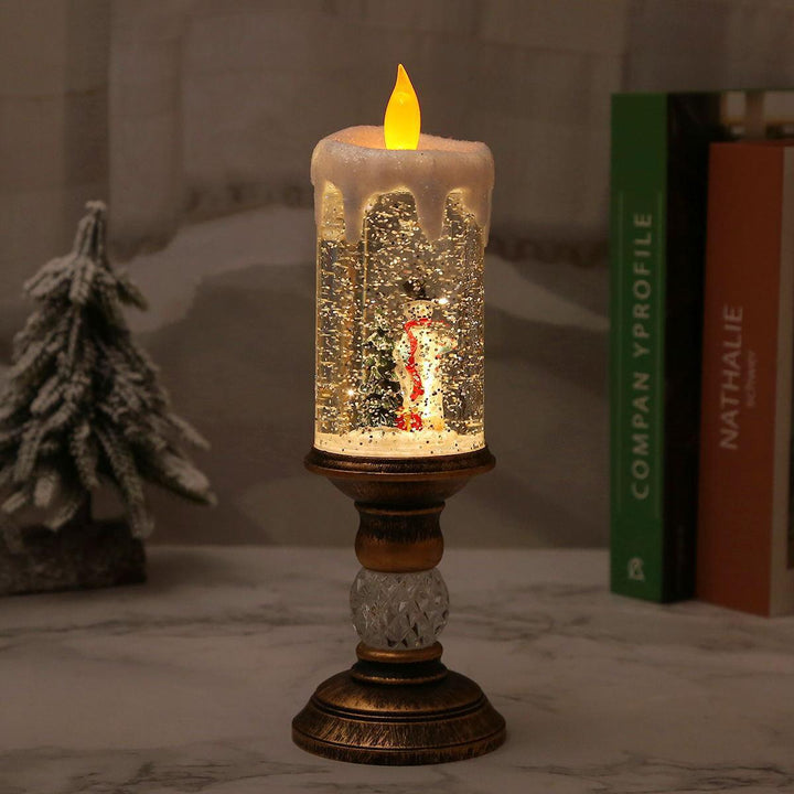 Christmas decoration lantern with snow globe Kalsten