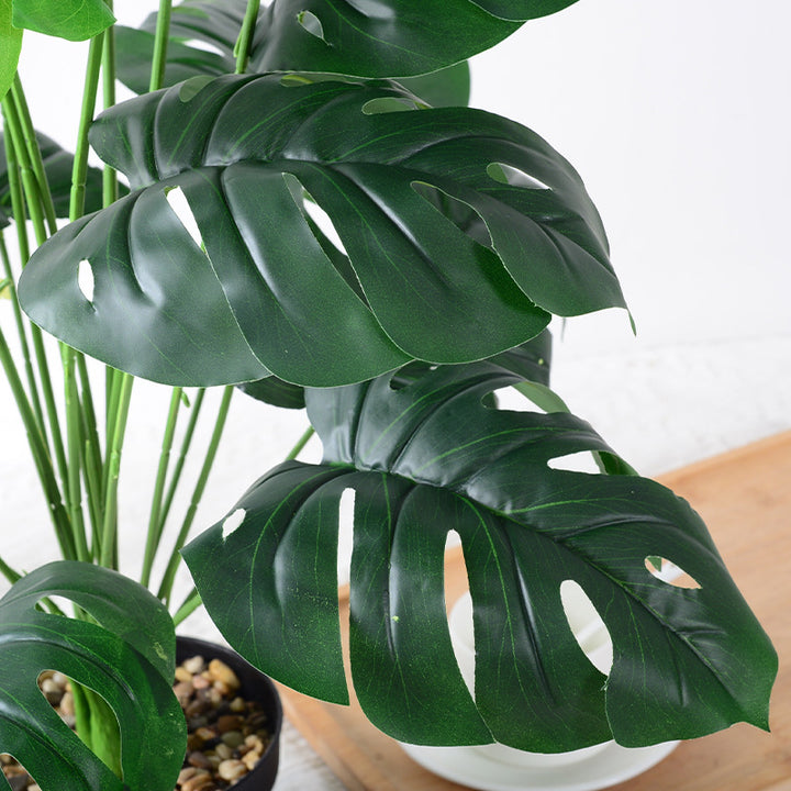 Artificial Monstera Leaf Plant