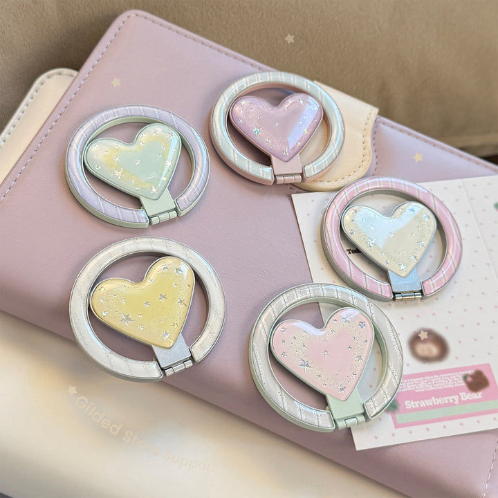 Hand mirror in playful heart design Kalsten