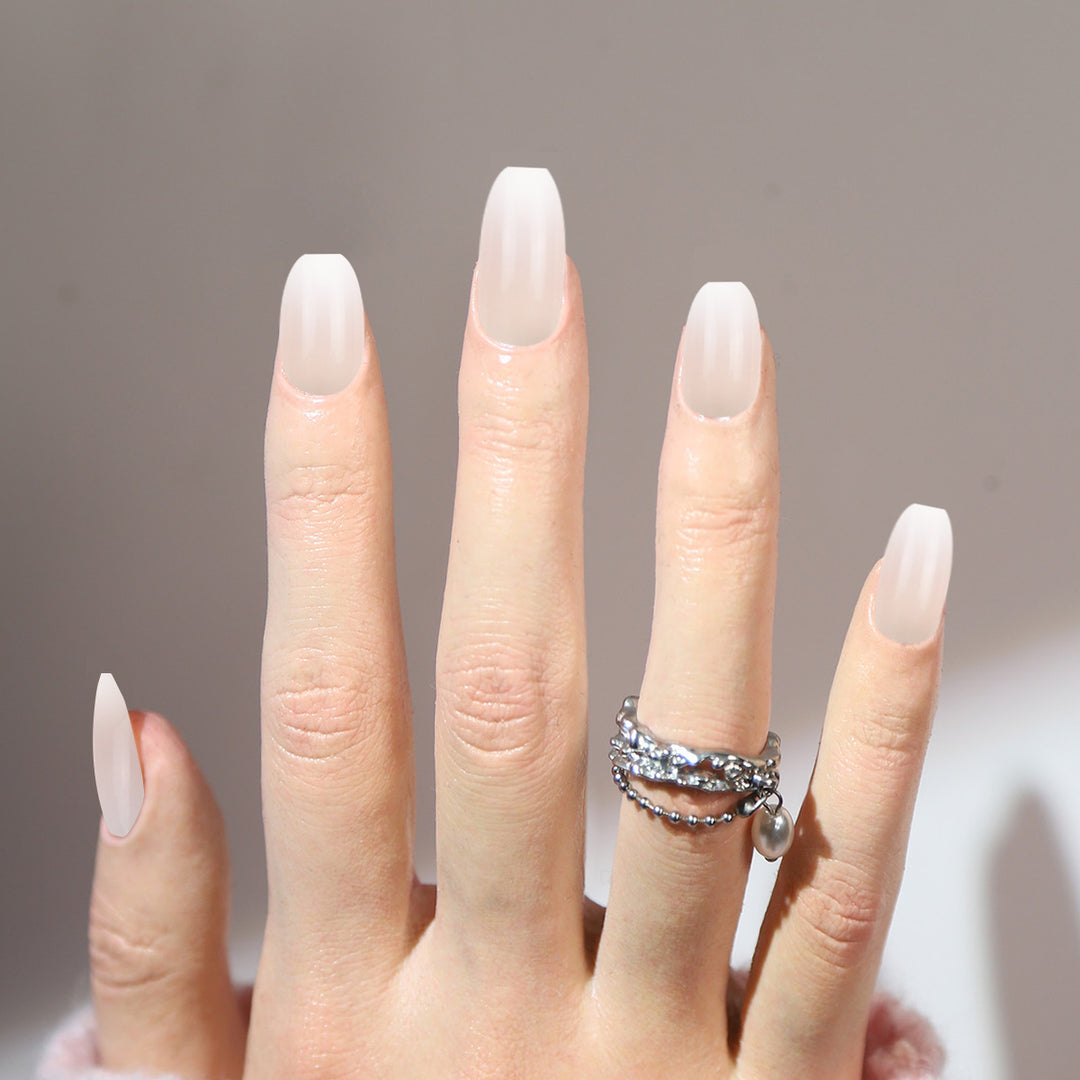Elegant Medium Length Press-On Nails Kalsten