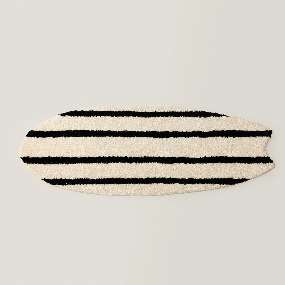 Surfboard-Shaped Decorative Bath Mat Kalsten