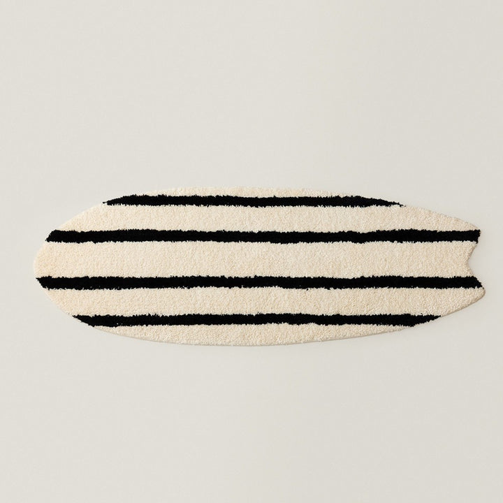 Surfboard-Shaped Decorative Bath Mat Kalsten