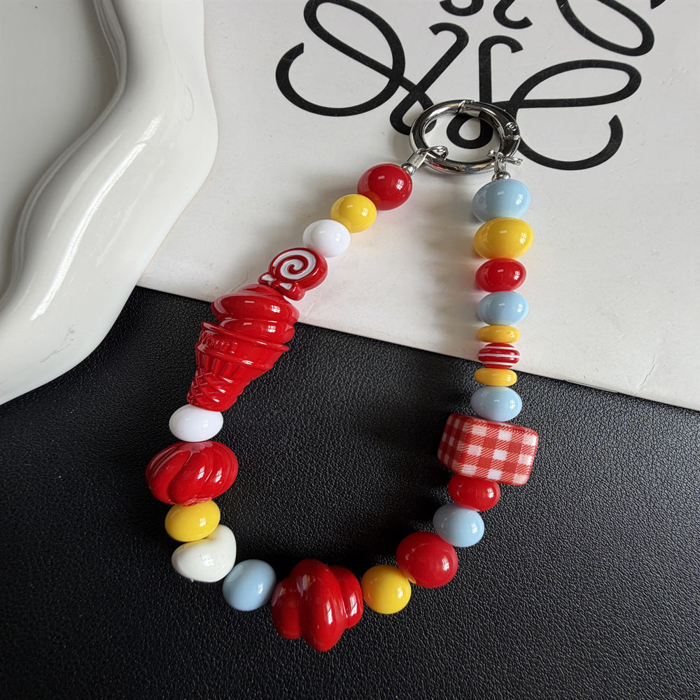 Decorative Beaded Keychain Kalsten 1790135561