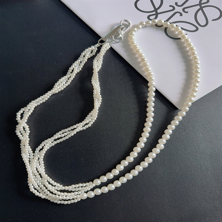 Elegant Layered Pearl Eyewear Chain Kalsten