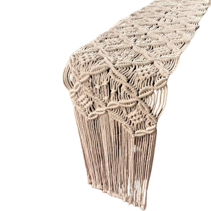Decorative Macrame Fringe Runner Kalsten