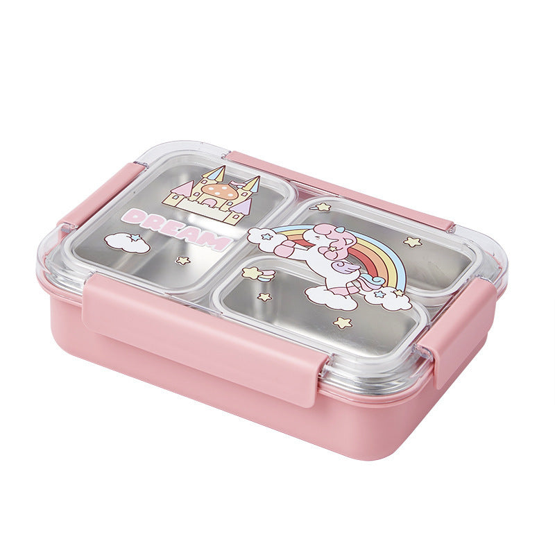 Fun-Themed Multi-Section Lunch Box