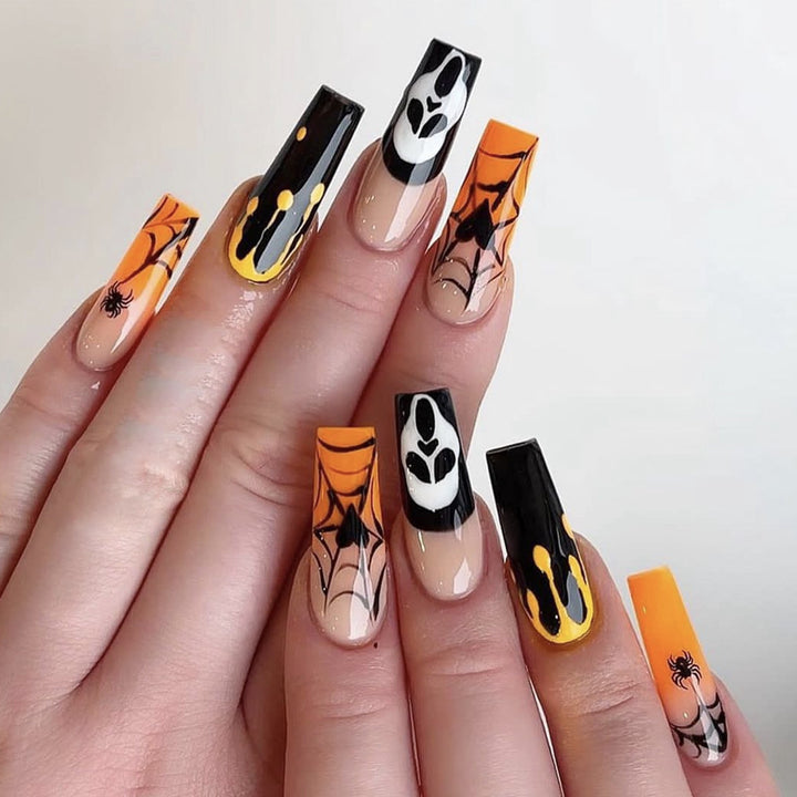 Halloween Themed Articulated Acrylic Nail Set Kalsten