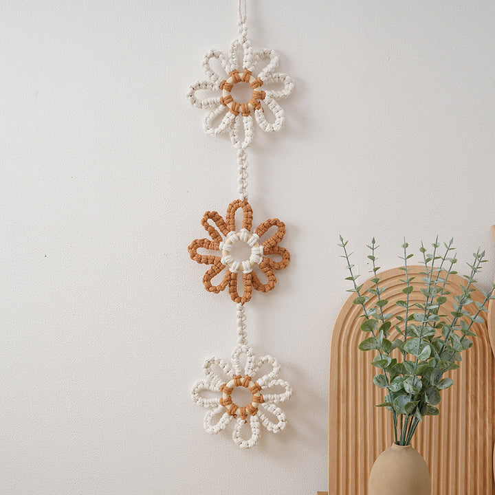 Decorative Macrame Flower Garland Kalsten