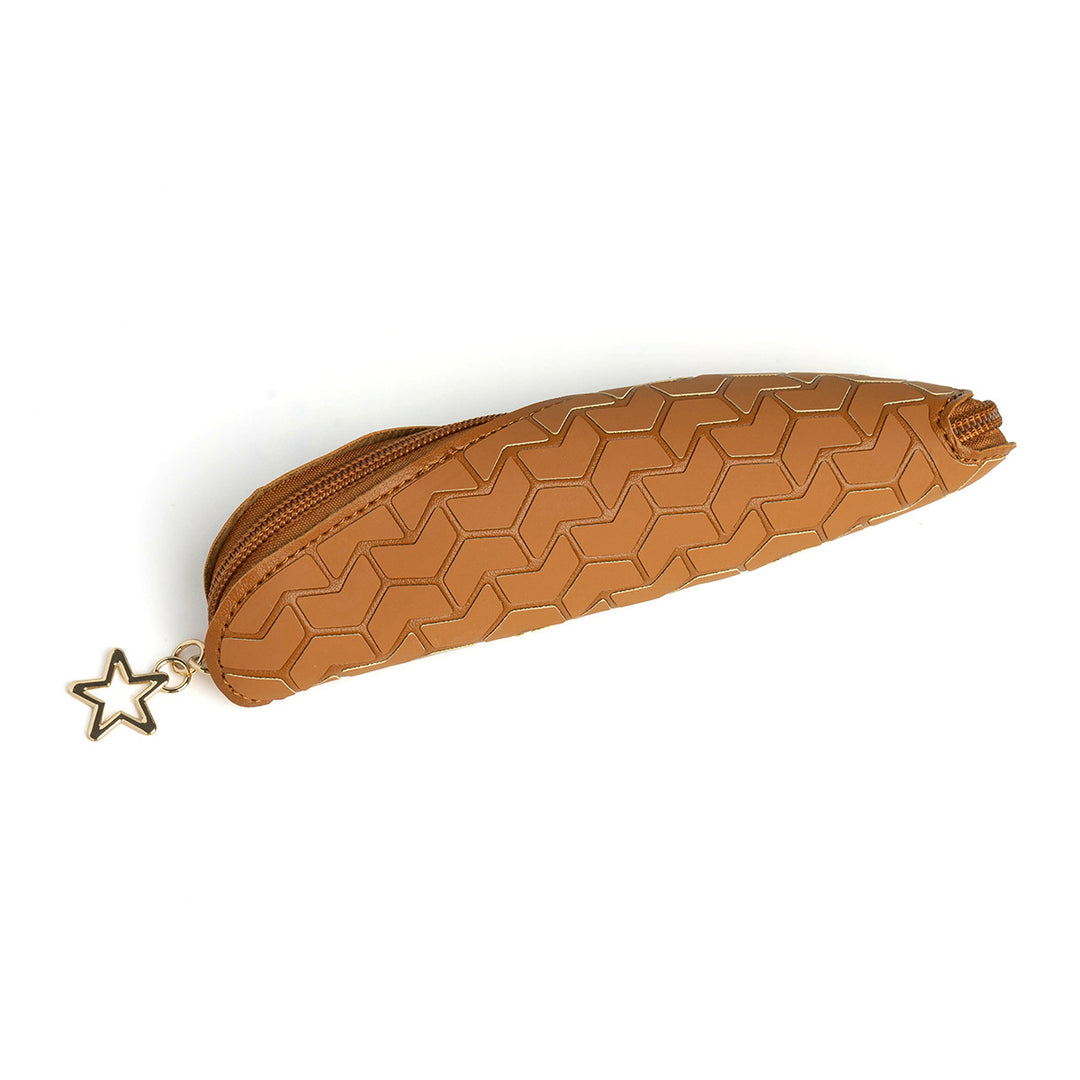 Stylish Geometric Patterned Pencil Case Kalsten
