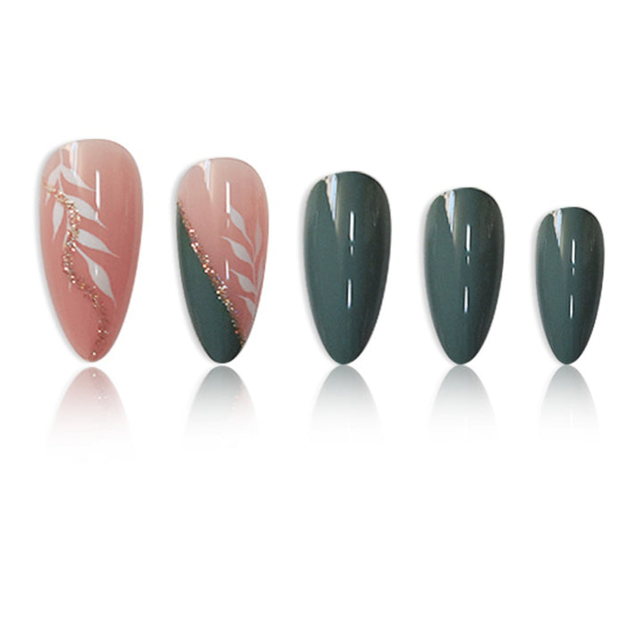 Elegant Almond-Shaped Press-On Nail Extensions Kalsten