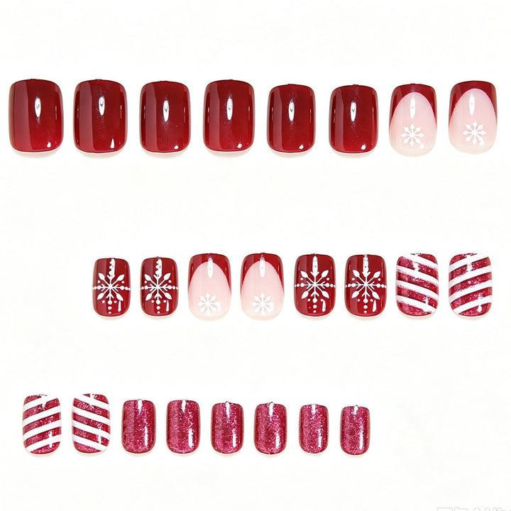 Festive Holiday-Themed Nail Art Set Kalsten