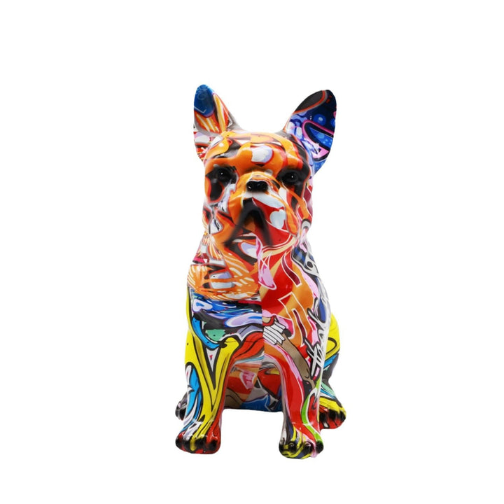 Artistically designed bulldog figure Kalsten