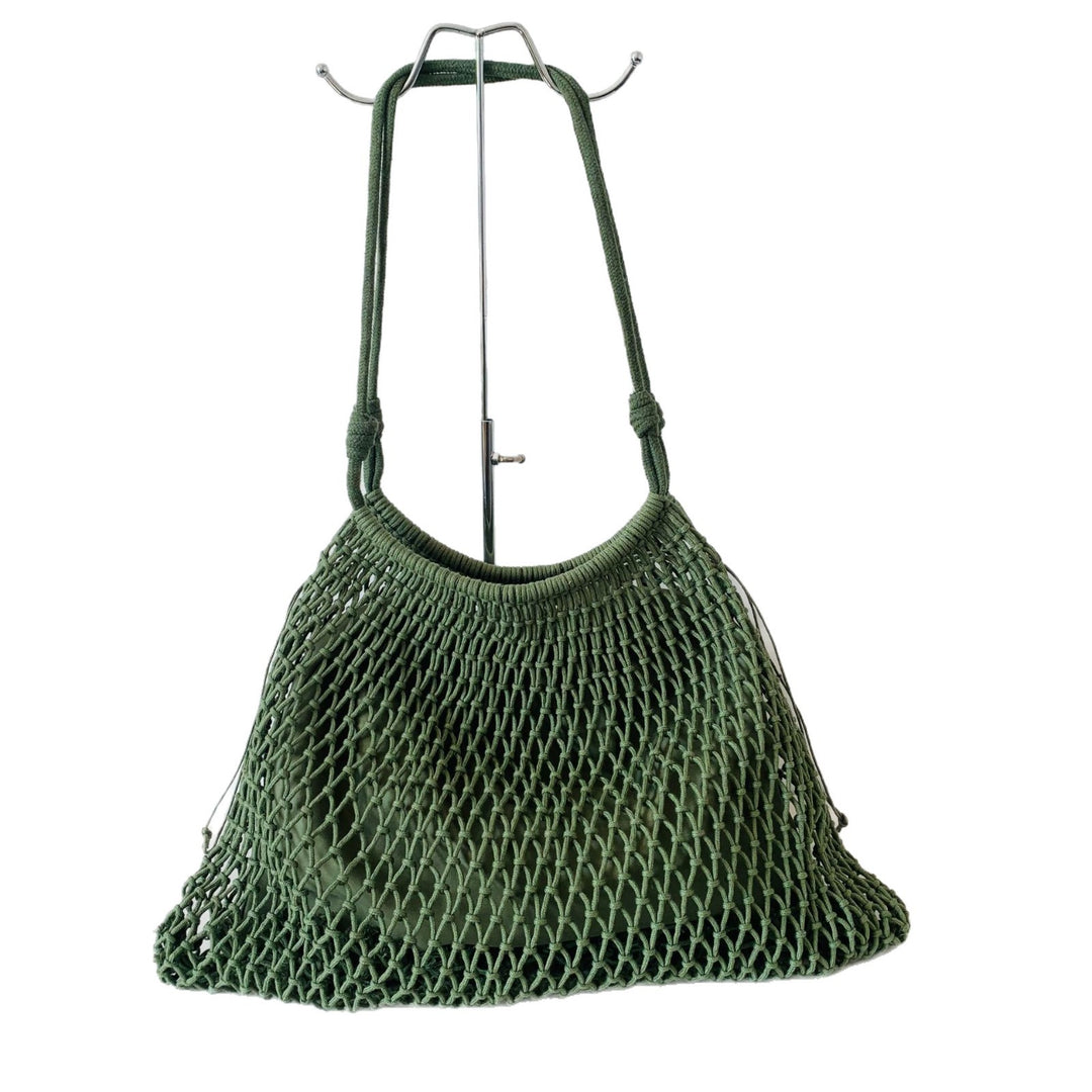 Mesh Beach Tote with Adjustable Drawstring Kalsten