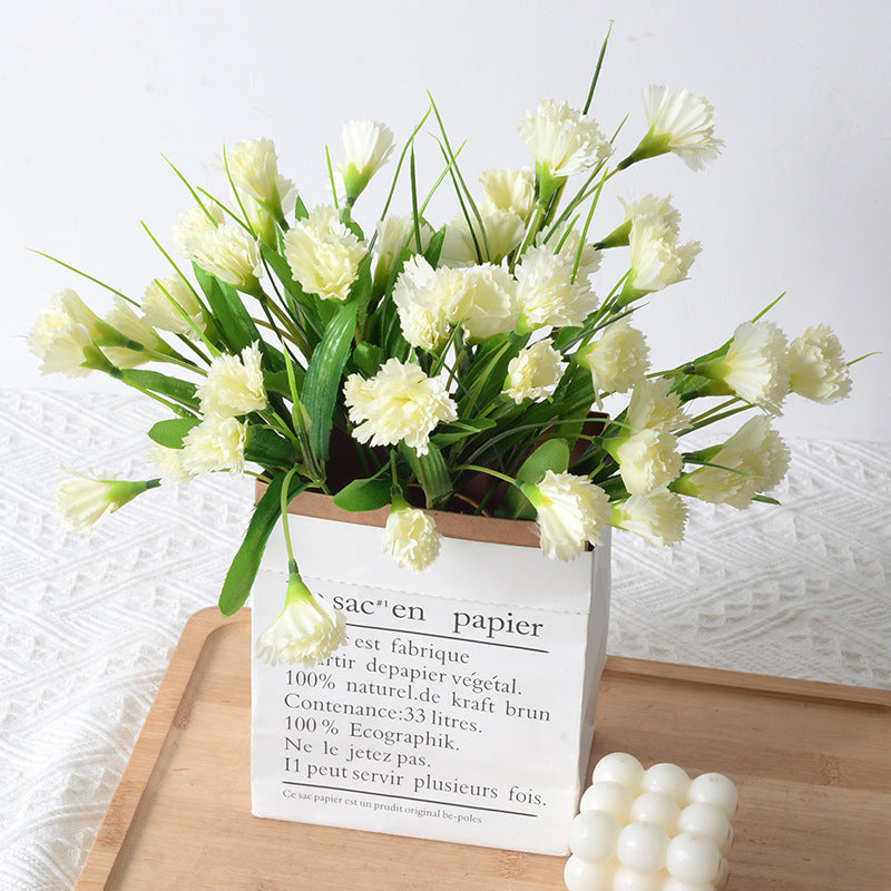 Artificial Carnation Floral Bouquet