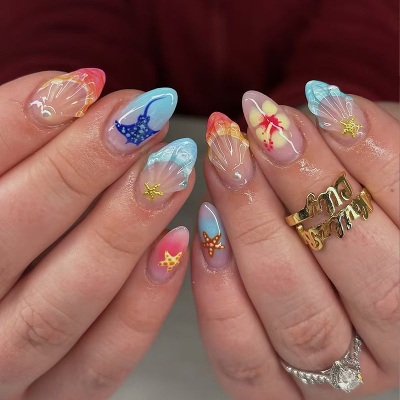 Creative Shell Design Press-On Nail Set kalsten