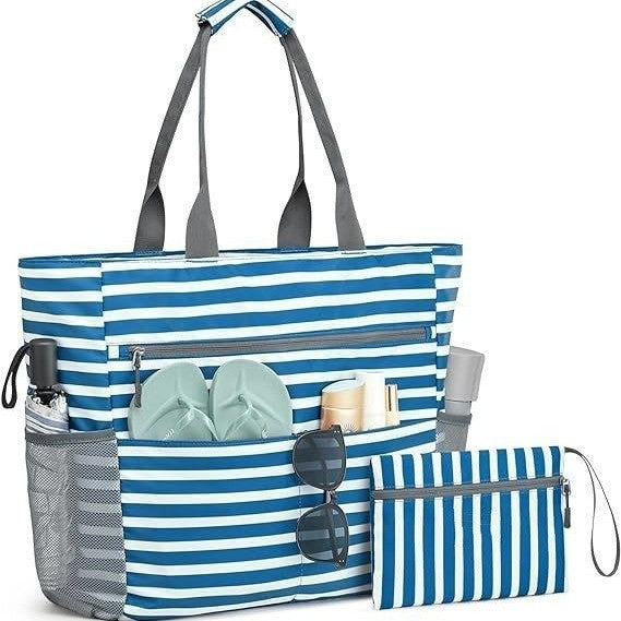 Spacious beach bag with multiple compartments Kalsten