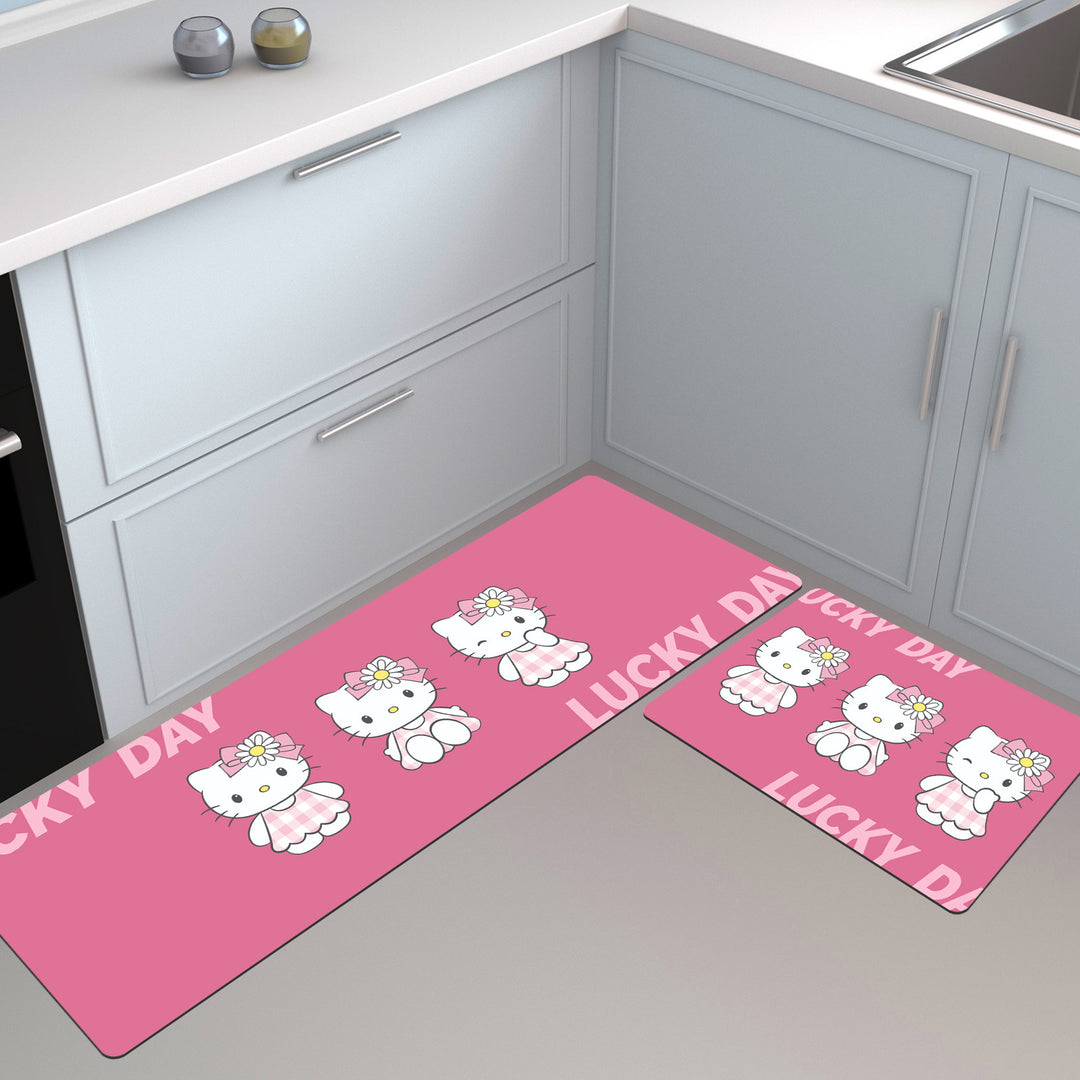 Cute Character Kitchen Mat Set