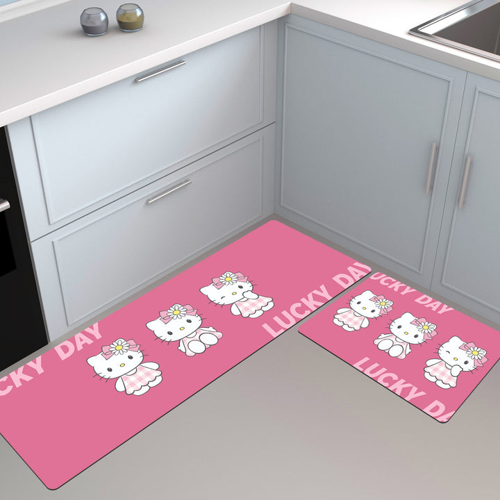 Cute Character Kitchen Mat Set