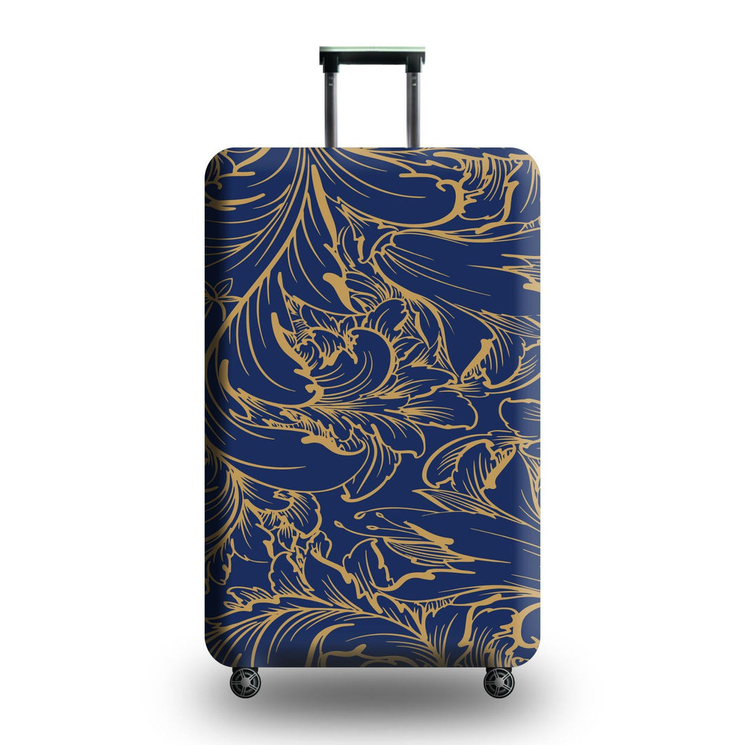 Unisex hard shell trolley with eye-catching marble print, telescopic handle and impact-resistant construction Kalsten