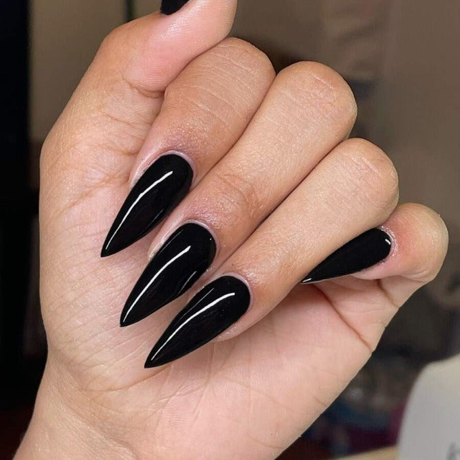 Glossy Stiletto Press-On Nail Extensions Kalsten