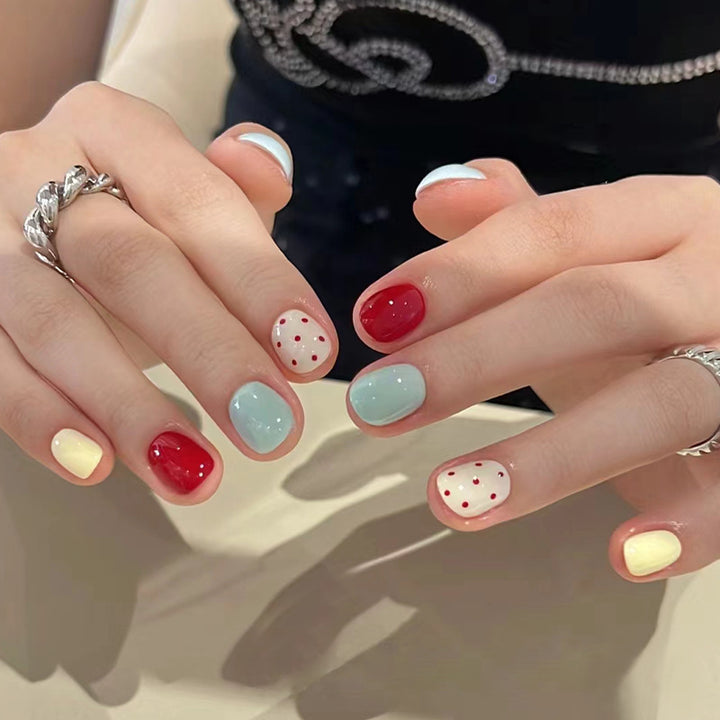 Cute Polka Dot Nail Art Set Kalsten