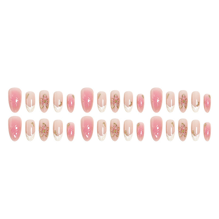 Artificial nails with delicate floral design Kalsten