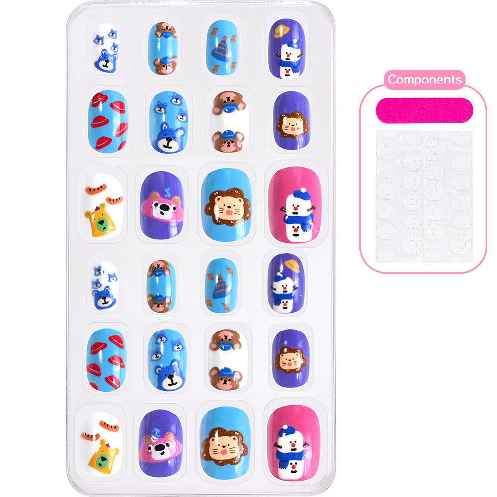 Creative Cartoon-Themed Press-On Nail Collection Kalsten